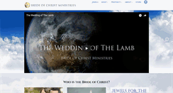 Desktop Screenshot of brideofchrist.com