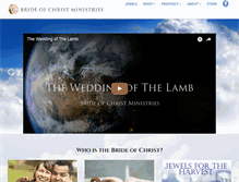 Tablet Screenshot of brideofchrist.com
